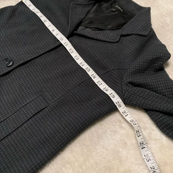 Talbots Womens Gray Black‎ Medium Blazer Jacket Top Casual Work Attire - Picture 4 of 7